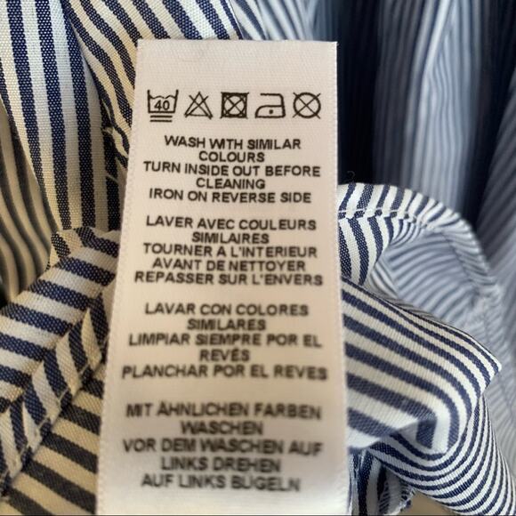 ASOS Black and White Striped Mini Dress - Picture 6 of 8